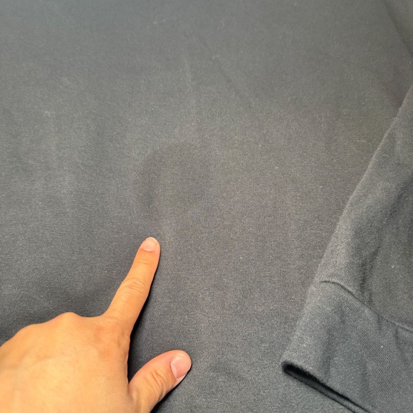 Adidas Essentials Crewneck Sweatshirt Mens XL Black White 3-Stripe Logo Pullover - Picture 6 of 10